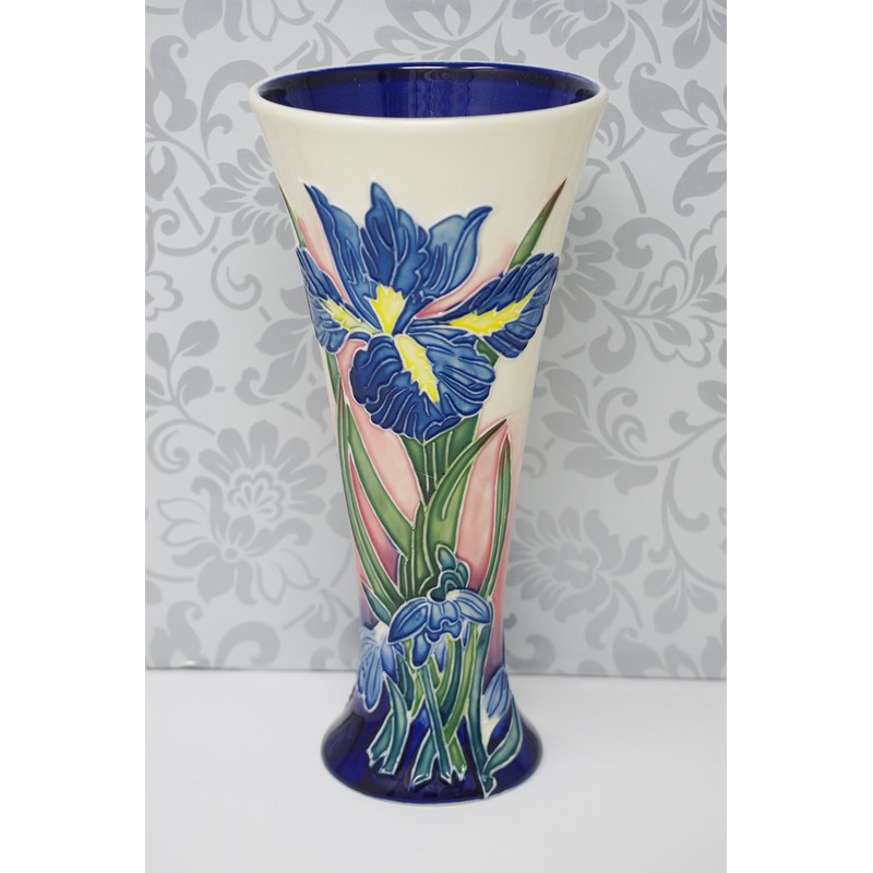 OLD TUPTON WARE IRIS VASE 8" 210X95X95 TW1298
