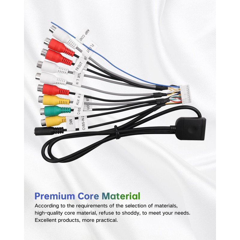 20Pin Android Car Stereo RCA Wiring Harness Adapter with 4G