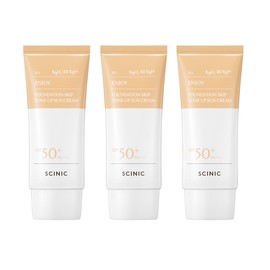 Cynic Scinic Enjoy Padeskeep Tone-Up Sun Cream SPF50+ PA++++50g 3pcs / 싸이닉 엔조이 파데스킵 톤업 선크림 SPF50+ PA++++50g 3개