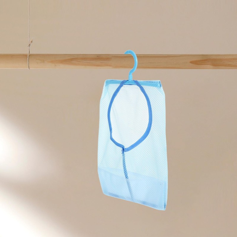 Zerodeko Hanging Storage Bag Mesh Clothespin Laundry Hanger Kitchen Bathroom
