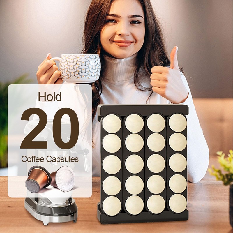 Coffee Capsules Storage Capsule Holder Coffee Organiser Wall Mounted Coffee