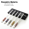 Chopsticks, 5 Pairs Chopsticks Reusable, Bone China, Dishwasher Safe, 9