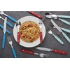 ANNOVA Silverware Set Stainless Steel Cutlery Color Handle With Rivet/Retro