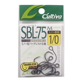 Owner SBL-75M Single 75 Barbless (for Minnows) Hook 1/0 11626