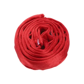 PATIKIL 5.9ft Chandelier Chain Cord Cover, Velvet Cloth Fabric Chain Sleeve Decorative Cord Covers for Chandelier Wires Swing Cable, Hook and Loop Fastener Style, Red