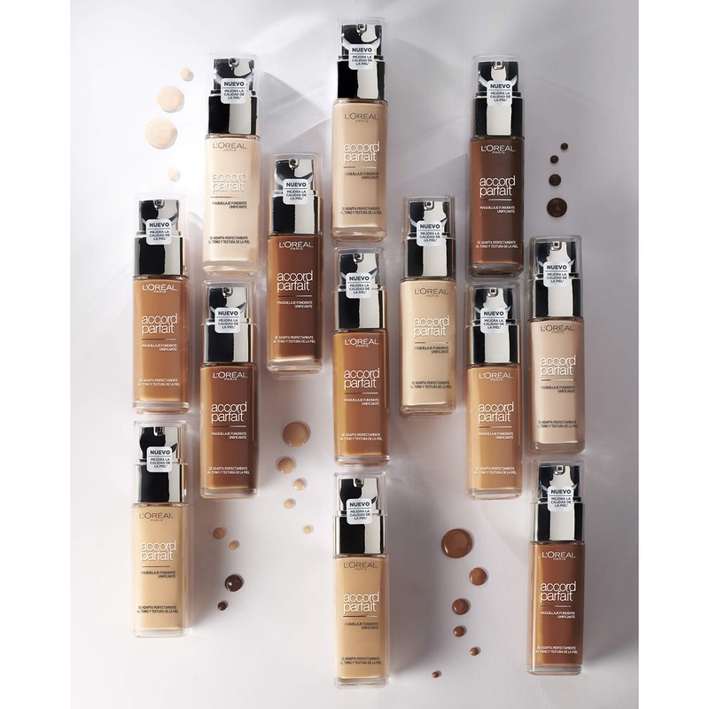 LOréal Paris Accord Parfait Base De Maquillaje Acabado Natural Tono