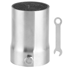 Motorcycle Exhaust Muffler, 48mm Stainless Steel Exhaust Pipe Silencer, Motorcycle DB Killer Muffler Valve