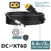 6.6FT DC5521 Male to XT60 Female Power Cord DC Connector