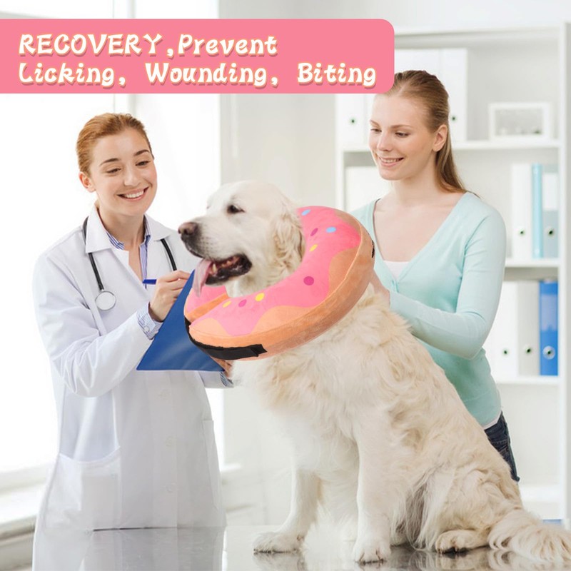 Niuoppy Inflatable Dog & Cat Collar - Protective Recovery Collar,