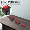 Smgda 10pcs Rocker Switch, 3 Pin 2 Pole 6A/250V 10A/125V