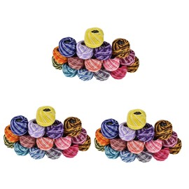 COHEALI 3pcs Embroidery Thread for Cross and Crafts Versatile Manual Sewing Thread for Creative Projects and Handicrafts Multicolor