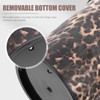 ABOOFAN Small Bathroom Trash Can Garbage Can Leopard Printed Waste