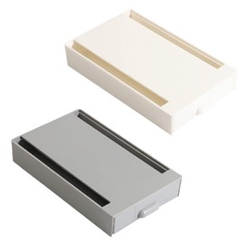 Pack of 2 Hidden Desk Organiser, Drawer Under Desk, Drawers Under Table, Drawer Organiser Under Desk for Stationery, Small Items