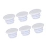 REPAIROCK 6pcs Cycling Handlebar Bar Rubber End Plugs Caps Locking