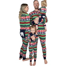 Lazy One Flapjacks, Matching Christmas Pajamas for The Dog, Baby & Kids, Teens, and Adults (Sweater Bear, X-Large)