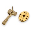 Gavel Lapel Pin - Gold (Qty: 1)
