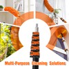 30FT Reach Duster Kit, Window Cleaning with 5-24FT Telescoping Extension