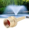 Brass Direct Fountain Nozzle Female Screw Connection Spherical Joint Adjustable