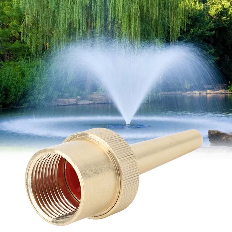 Brass Direct Fountain Nozzle Female Screw Connection Spherical Joint Adjustable
