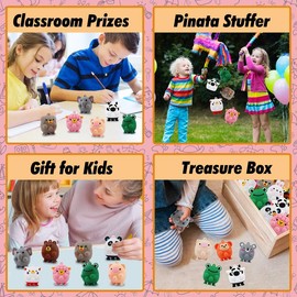 12 PCS Party Favors for Kids,3D Animal Pop Toys pop it fidgetstoys birthday gift Transformable Fidget pop blocks