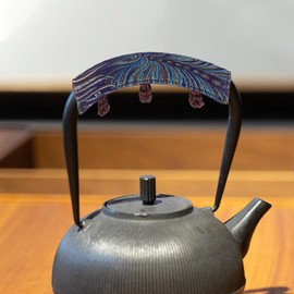 HOMSFOU Teapot Handle Gloves Oven Tea Kettle Handle Cover Kettle Handle Grip Cotton Handle Cover Pot Handle Covers Red Accessories Teakettle Handle Cover Printing Cloth Cooking Utensils