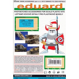 EDU53110 1:200 Eduard PE - USS Arizona Detail Set Part 4 - Main Top (for use with the Trumpeter kit) MODEL KIT ACCESSORY
