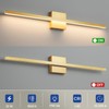 Epinl Gold Vanity Lights for Bathroom - 31.5 inch Brushed
