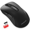 memzuoix - mouse inalámbrico de 2.4 G, 1200 DPI para