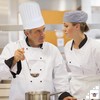 Amazing White Chef Hats, 12" Tall. Pack of 10 Viscose