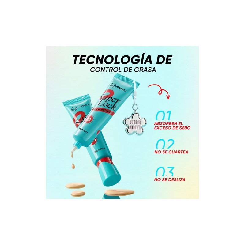 Minimeli Base De Maquillaje Spf30 Matte Larga Duración