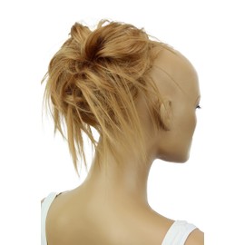 (honey blonde 26 G12F) - PRETTYSHOP Hairpiece Hair Rubber Scrunchie Scrunchy Updos VOLUMINOUS Wavy Messy Bun honey blonde 26 G12F