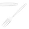 50 Clear Plastic Forks Strong Heavy Duty (Washable & Reusable)