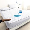 Mattress Pad, Fitted Sheet with Integrated Pad, Waterproof, Fully Washable,