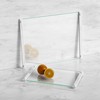 2Pcs Glass Cutting Boards for Kitchen(12x16" & 12x8"),Clear Tempered Glass