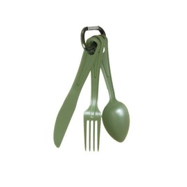 US cutlery 3 TLG LEXAN OLIVE