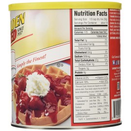 Golden Malted Waffle and Pancake Flour, Original, 33-Ounce Can