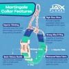 Jelly Waterproof Martingale Dog Collar, No Pull Nylon Collar with