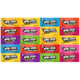 Now and Later Candy Variety Pack – 24 Packs , 5 Flavors, 144 Pieces Total