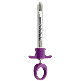 1.8cc Dental Syringe | Carpule Self-Apirating Dental Anesthetic Syringe with Plastic Handle & Arrow Tipped Internal Rod - German Stainless Steel (1.8cc/mL - Purple)
