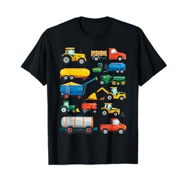 Tractor Farmer Farming Trucks Farm Boys Toddlers T-Shirt