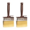SIZAH 2 Pack Shed & Fence Block Brush, For Shed