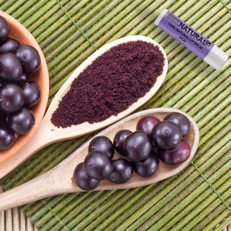 Bee Natural Lip Balm Acai Berry