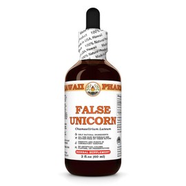 False Unicorn (Chamaelirium Luteum) Dry Root Tincture, Made in Hawaii, All Natural, Vegan, Pure Liquid Extract - 2 fl.oz