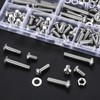 465 Piece Rounded Head Hex Screws with Nuts Set, Allen
