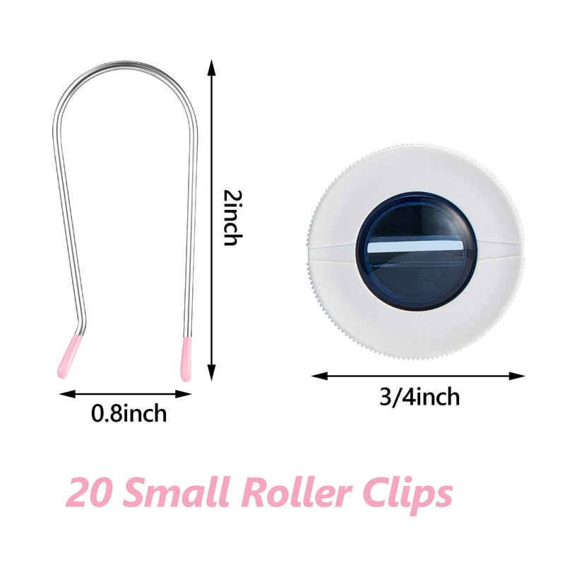 20 Pieces Assorted Hot Roller Clips Replacements, Fits Most Sized