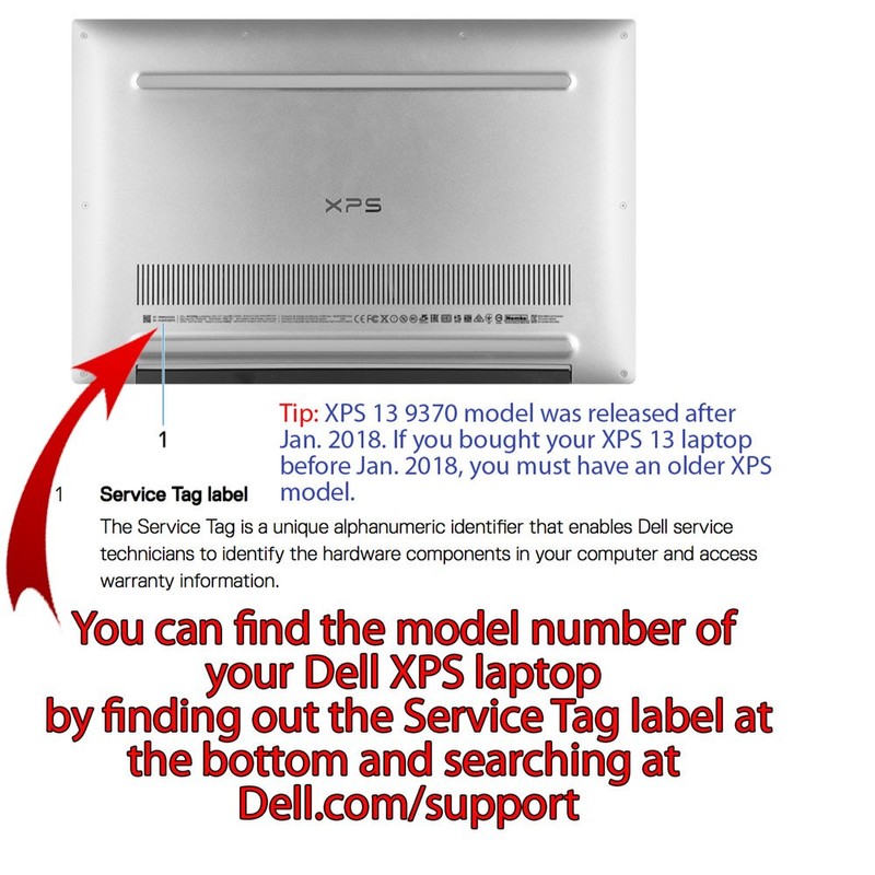 mCover Hard Shell Case ONLY Compatible for 13.3" Dell XPS