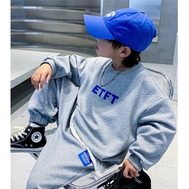 KOSIKINI Kids' Clothing Jersey, Setup, Spring, Autumn, Clothes, Long Sleeve, Boys, Trainer, Sports Pants, Top and Bottom Set, Jersey, Boys, Sweatpants, Setup, Kids, Casual, Korean, Stylish, Boys