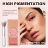 Wormeer 3-in-1 Matte Blush Powder, Long-Lasting, Sweat-Resistant Blushers for Cheeks