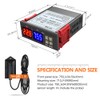 DollaTek Temperature Humidity Controller 220 V 2 Relays STC-3028 with