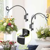 Lifyzoon Swivel Bird Feeder Hanger Hook: 2Packs 12Inch Swivel Hanging